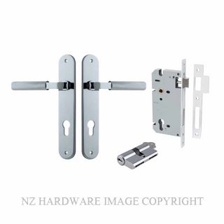 IVER 11768KENTR60KK BRUNSWICK OVAL KEY-KEY ENTRANCE LOCK KITSET CHROME PLATE