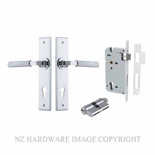 IVER 11796KENTR60KK BRUNSWICK CHAMFERED KEY-KEY ENTRANCE LOCK KITSET CHROME PLATE