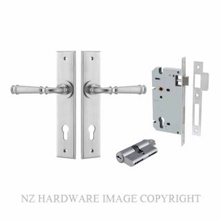 IVER 12286KENTR60KK VERONA CHAMFERED KEY-KEY ENTRANCE LOCK KITSET BRUSHED CHROME