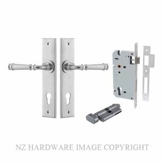 IVER 12286KENTR60KT VERONA CHAMFERED KEY-TURN ENTRANCE LOCK KITSET BRUSHED CHROME