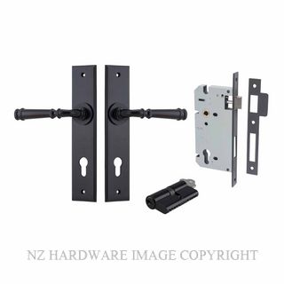 IVER 12786KENTR60KK VERONA CHAMFERED KEY-KEY ENTRANCE LOCK KITSET MATT BLACK
