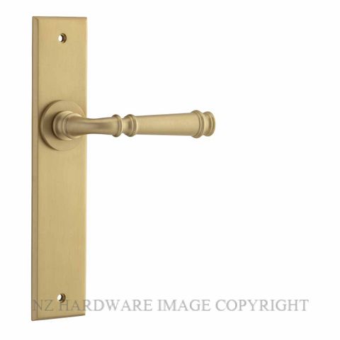 IVER 13286 VERONA CHAMFERED PLATE BRUSHED BRASS
