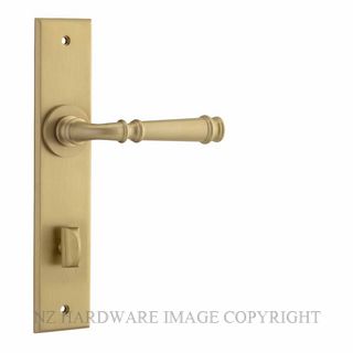 IVER 13286P85 VERONA CHAMFERED PRIVACY FURNITURE BRUSHED BRASS