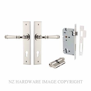 IVER 14286KENTR60KK VERONA CHAMFERED KEY-KEY ENTRANCE LOCK KITSET POLISHED NICKEL