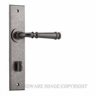 IVER 13786P85 VERONA CHAMFERED PRIVACY FURNITURE DISTRESSED NICKEL