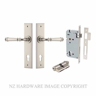 IVER 14786KENTR60KK VERONA CHAMFERED KEY-KEY ENTRANCE LOCK KITSET SATIN NICKEL