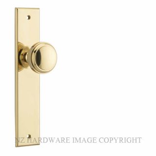 IVER 10321 PADDINGTON CHAMFERED PASSAGE FURNITURE POLISHED BRASS