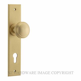 IVER 10831E85 PADDINGTON CHAMFERED E85 EURO FURNITURE BRUSHED BRASS