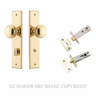 IVER 10321KPRIV60 PADDINGTON CHAMFERED PRIVACY KITSET POLISHED BRASS