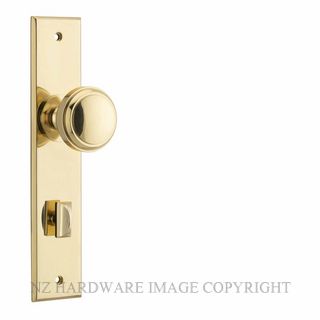 IVER 10321P85 PADDINGTON CHAMFERED PRIVACY FURNITURE POLISHED BRASS