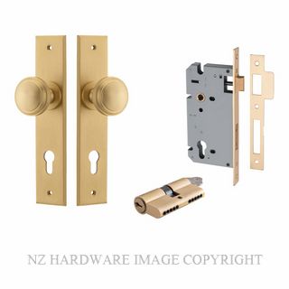 IVER 10831KENTR60KK PADDINGTON CHAMFERED KEY-KEY ENTRANCE LOCK KITSET BRUSHED BRASS