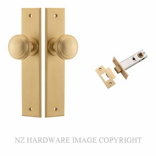 IVER 10831KPASS60 PADDINGTON CHAMFERED PASSAGE KITSET BRUSHED BRASS
