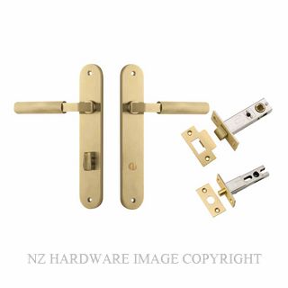 IVER 16268KPRIV60 BRUNSWICK OVAL PRIVACY KITSET BRUSHED GOLD PVD