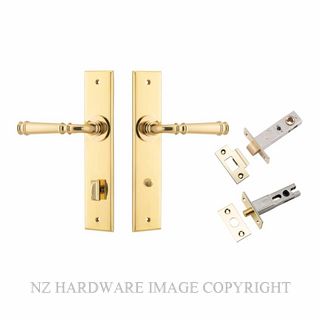 IVER 10286KPRIV60 VERONA CHAMFERED PRIVACY KITSET POLISHED BRASS