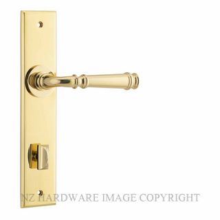 IVER 10286P85 VERONA CHAMFERED PRIVACY FURNITURE POLISHED BRASS