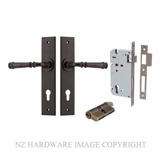 IVER 10786KENTR60KK VERONA CHAMFERED KEY-KEY ENTRANCE LOCK KITSET SIGNATURE BRASS