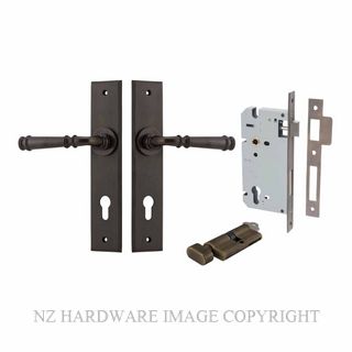 IVER 10786KENTR60KT VERONA CHAMFERED KEY-TURN ENTRANCE LOCK KITSET SIGNATURE BRASS
