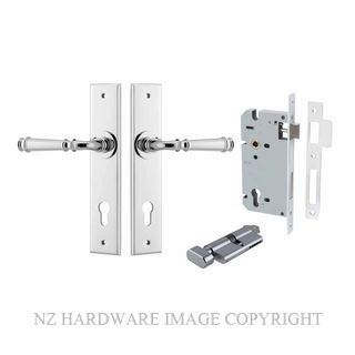 IVER 11786KENTR60KT VENONA CHAMFERED KEY-TURN ENTRANCE LOCK KITSET CHROME PLATE