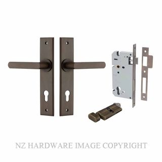 IVER 10868KENTR60KT OSAKA CHAMFERED KEY-TURN ENTRANCE LOCK KITSET SIGNATURE BRASS