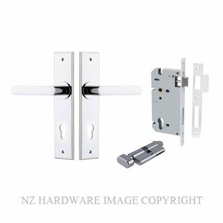 IVER 11868KENTR60KT OSAKA CHAMFERED KEY-TURN ENTRANCE LOCK KITSET CHROME PLATE