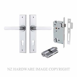 IVER 12368KENTR60KK OSAKA CHAMFERED KEY-KEY ENTRANCE LOCK KITSET BRUSHED CHROME