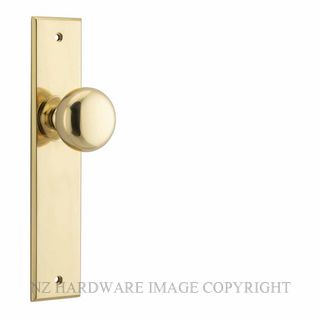 IVER 10446 CAMBRIDGE CHAMFERED PASSAGE FURNITURE POLISHED BRASS