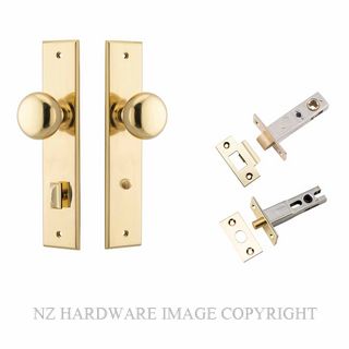 IVER 10446KPRIV60 CAMBRIDGE CHAMFERED PRIVACY KITSET POLISHED BRASS