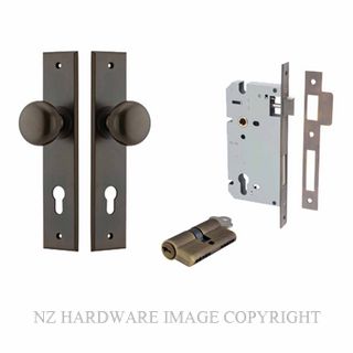 IVER 10946KENTR60KK CAMBRIDGE CHAMFERED KEY-KEY ENTRANCE LOCK KITSET SIGNATURE BRASS
