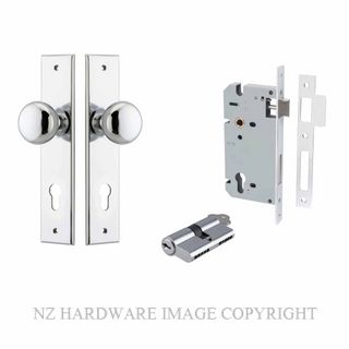 IVER 11946KENTR60KK CAMBRIDGE CHAMFERED KEY-KEY ENTRANCE LOCK KITSET CHROME PLATE