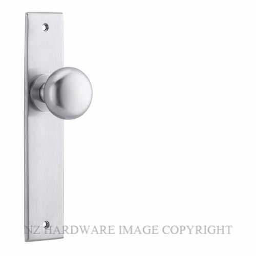 Door Knob Cambridge Chamfered Privacy Brushed Brass