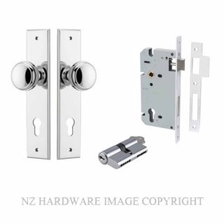 IVER 11831KENTR60KK PADDINGTON CHAMFERED KEY-KEY ENTRANCE LOCK KITSET CHROME PLATE