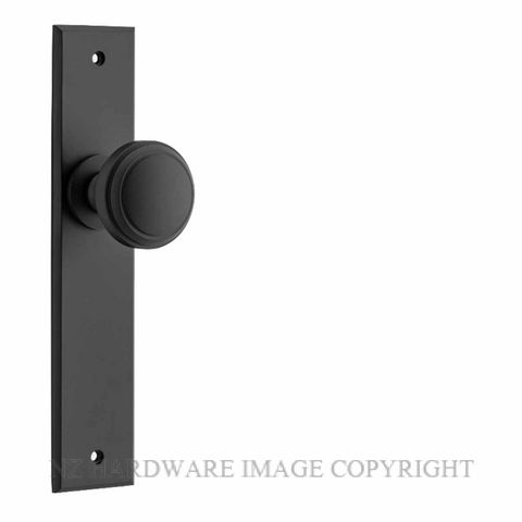 IVER 12831 PADDINGTON CHAMFERED PLATE MATT BLACK