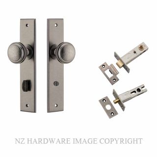 IVER 13831KPRIV60 PADDINGTON CHAMFERED PRIVACY KITSET DISTRESSED NICKEL