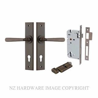 IVER 10880KENTR60KT COPENHAGEN CHAMFERED KEY-TURN ENTRANCE LOCK KITSET SIGNATURE BRASS