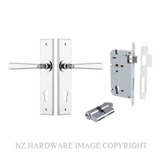IVER 11880KENTR60KK COPENHAGEN CHAMFERED KEY-KEY ENTRANCE LOCK KITSET CHROME PLATE