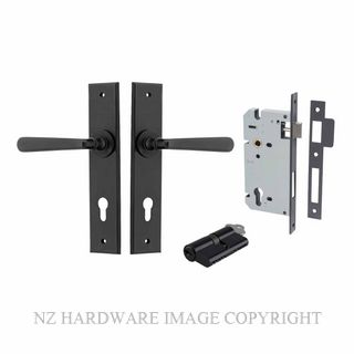 IVER 12880KENTR60KK COPENHAGEN CHAMFERED KEY-KEY ENTRANCE LOCK KITSET MATT BLACK
