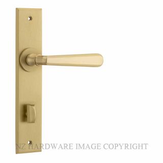 IVER 15380P85 COPENHAGEN CHAMFERED PRIVACY FURNITURE BRUSHED BRASS