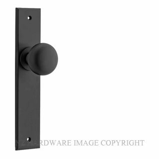 IVER 12946 CAMBRIDGE CHAMFERED PLATE MATT BLACK