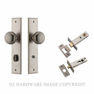 IVER 13946KPRIV60 CAMBRIDGE CHAMFERED PRIVACY KITSET DISTRESSED NICKEL