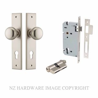 IVER 14946KENTR60KK CAMBRIDGE CHAMFERED KEY-KEY ENTRANCE LOCK KITSET SATIN NICKEL
