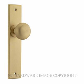 IVER 15446 CAMBRIDGE LEVER ON CHAMFERED PLATE BRUSHED BRASS