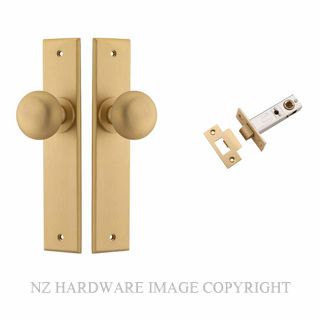 IVER 15446KPASS60 CAMBRIDGE CHAMFERED PASSAGE KITSET BRUSHED BRASS