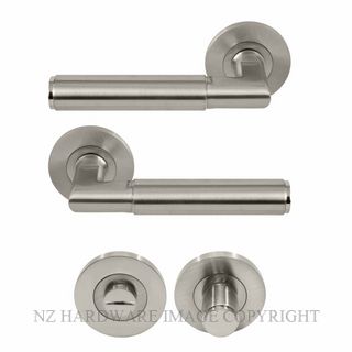 WINDSOR 8405M-BN NIDO LUMINA PLAIN ROUND ROSE PRIVACY MAGNETIC BRUSHED NICKEL