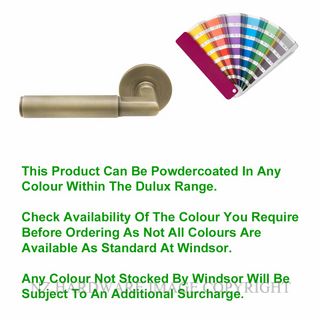 WINDSOR 8402M-PC NIDO LUMINA PLAIN ROUND ROSE LATCH MAGNETIC POWDERCOAT