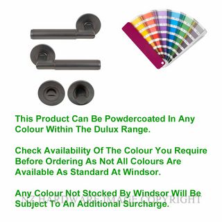 WINDSOR 8405M-PC NIDO LUMINA PLAIN ROUND ROSE PRIVACY MAGNETIC POWDERCOAT