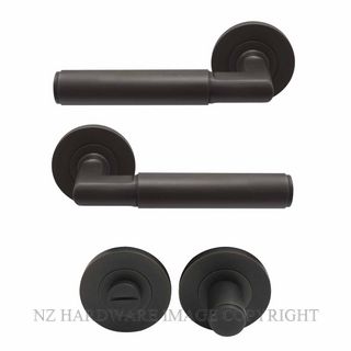 WINDSOR 8405M-DRB NIDO LUMINA PLAIN ROUND ROSE PRIVACY MAGNETIC DARK ROMAN BRASS