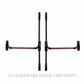 ISEO IDBD413.34 PANIC BOLT DOUBLE DOOR KIT