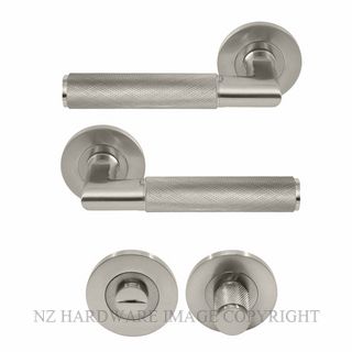 WINDSOR 8415M-BN NIDO LUMINA DIAMOND KNURL ROUND ROSE PRIVACY MAGNETIC BRUSHED NICKEL