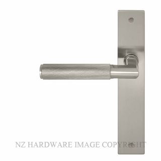 WINDSOR 8417M-BN NIDO LUMINA DIAMOND KNURL LONG PLATE LATCH MAGNETIC BRUSHED NICKEL