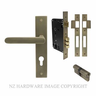 WINDSOR 8479 RB NIDO MODELLA LONG PLATE ENTRANCE SET K/K ROMAN BRASS